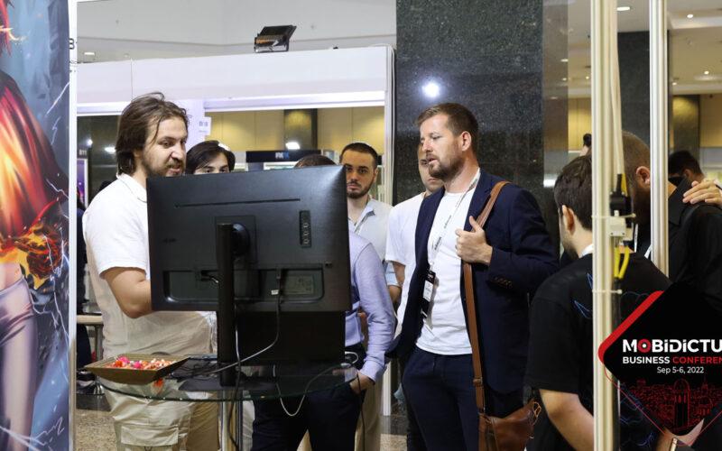 Young Turkish developers showcasing their games at Mobidictum Business Conference