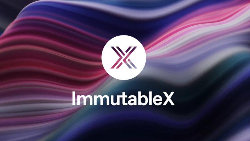 immutable x logo on lucid background