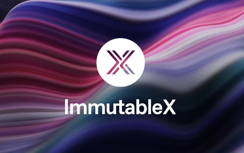 immutable x logo on lucid background