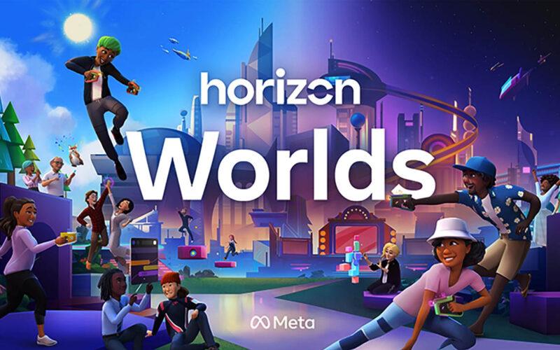 Meta's Horizon Worlds characters playing