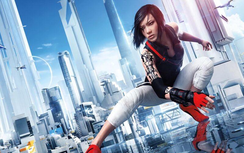 mirror's edge main character posing