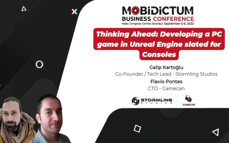 Headshots of Galip Kartoğlu from Stormling Studios and Flavio Pontes from Gamecan