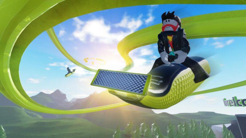 roblox character flying on a virtual philips norelco shaver