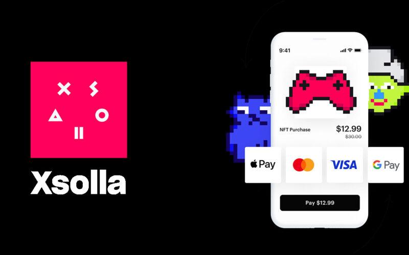 xsolla logo on left and nft logo on right