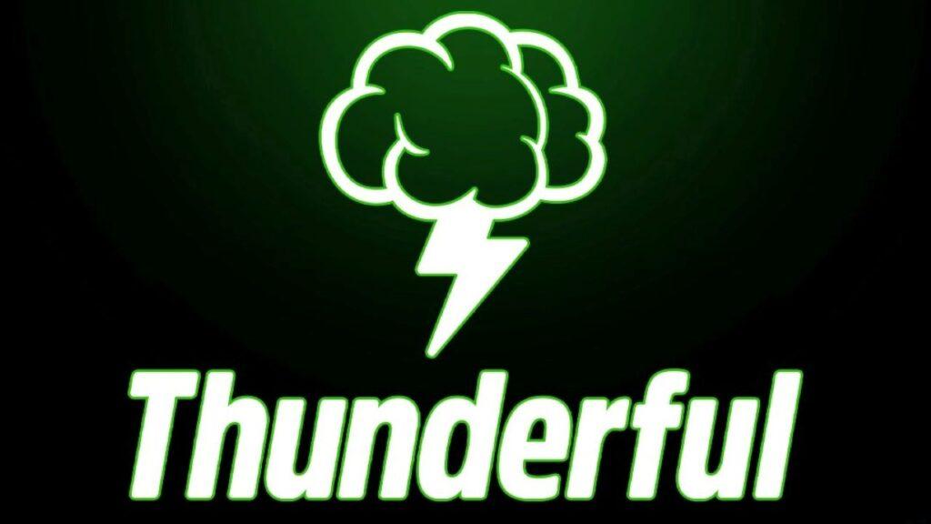 Green thunderful logo
