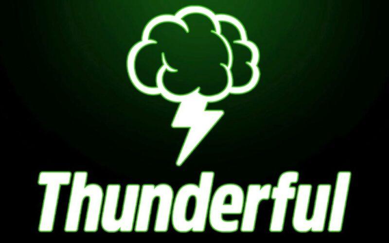Green thunderful logo
