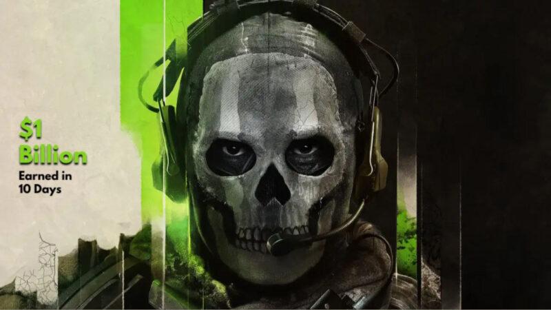 Ghost from Call of Duty: Modern Warfare 2 next to 1 billion earned in ten days writing