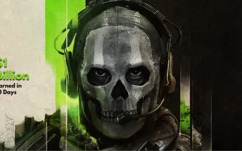 Ghost from Call of Duty: Modern Warfare 2 next to 1 billion earned in ten days writing