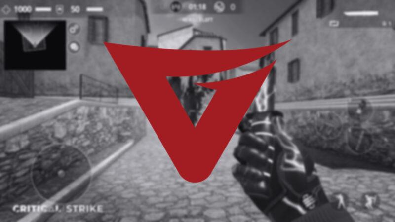 Vertigo Games logo over a scene from the mobile game Critical Strike