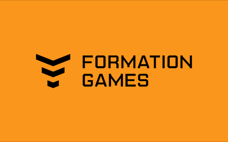Formation Games logo over a yellow background