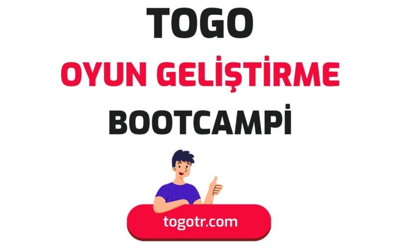 Text: TOGO oyun geliştirme bootcampi