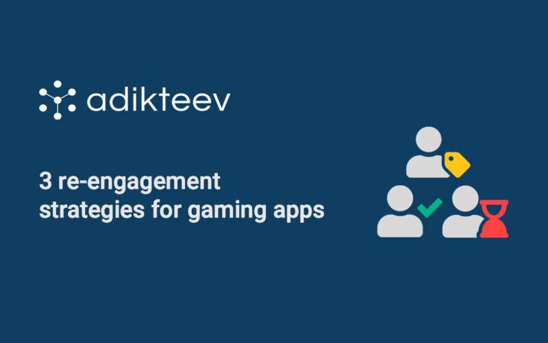 adikteev logo on blue background