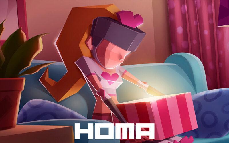 Valentine from SkyRoller opening a gift