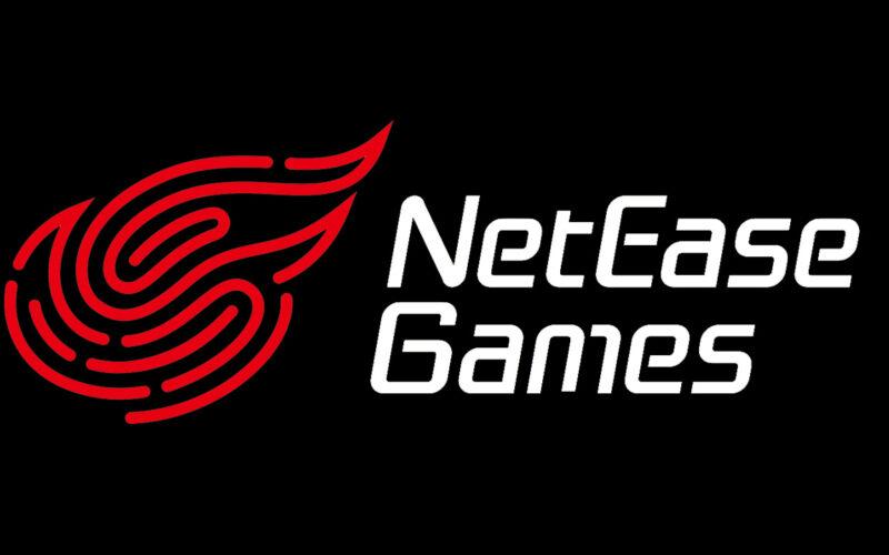 netease logo on black background