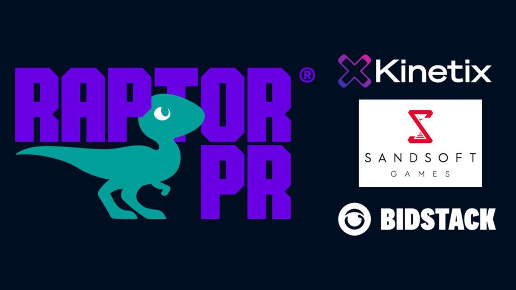 raptor pr kinetix sandsoft bidstack logos