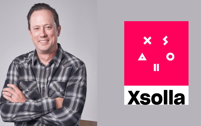 A headshot of Berkley Egenes next to the Xsolla logo