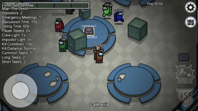 Among Us acil durum toplantıları