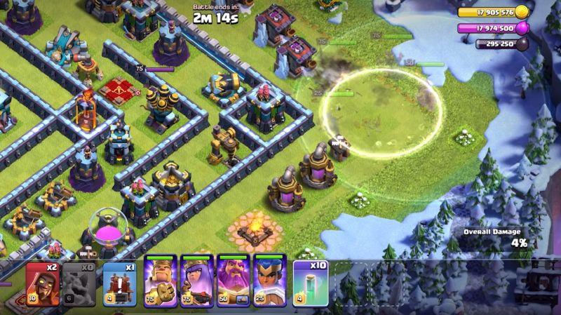 Clash of Clans Logmas Güncellemesi görünmezlik büyüsü