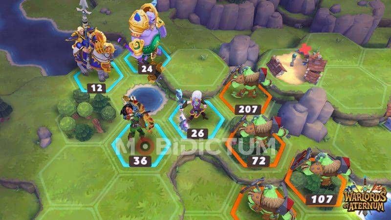 Warlords of Aternum saldırı yapmak