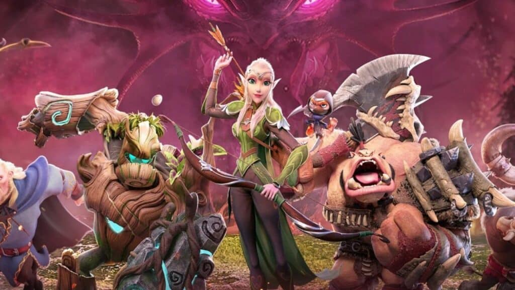 call of the dragons cover image with in-game characters.