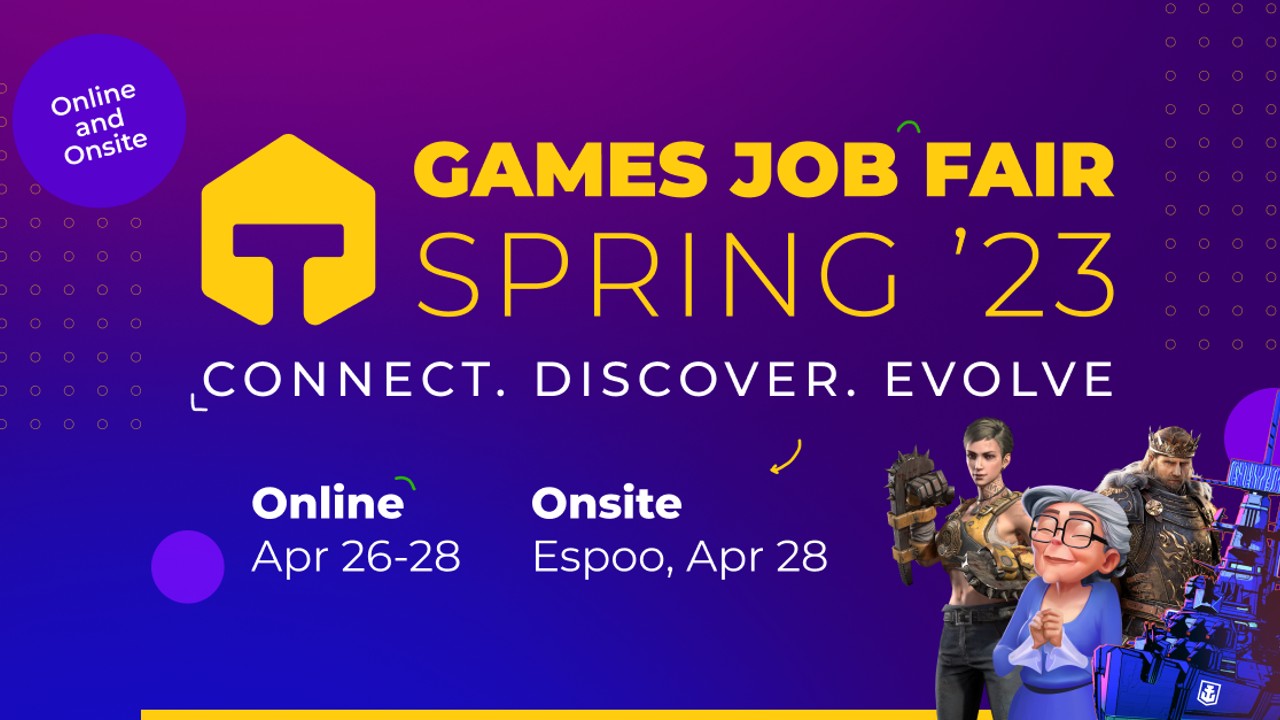 games job fair spring 2023 announcement banner.