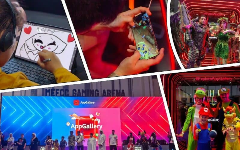 collage of visuals from middle east film and comic con