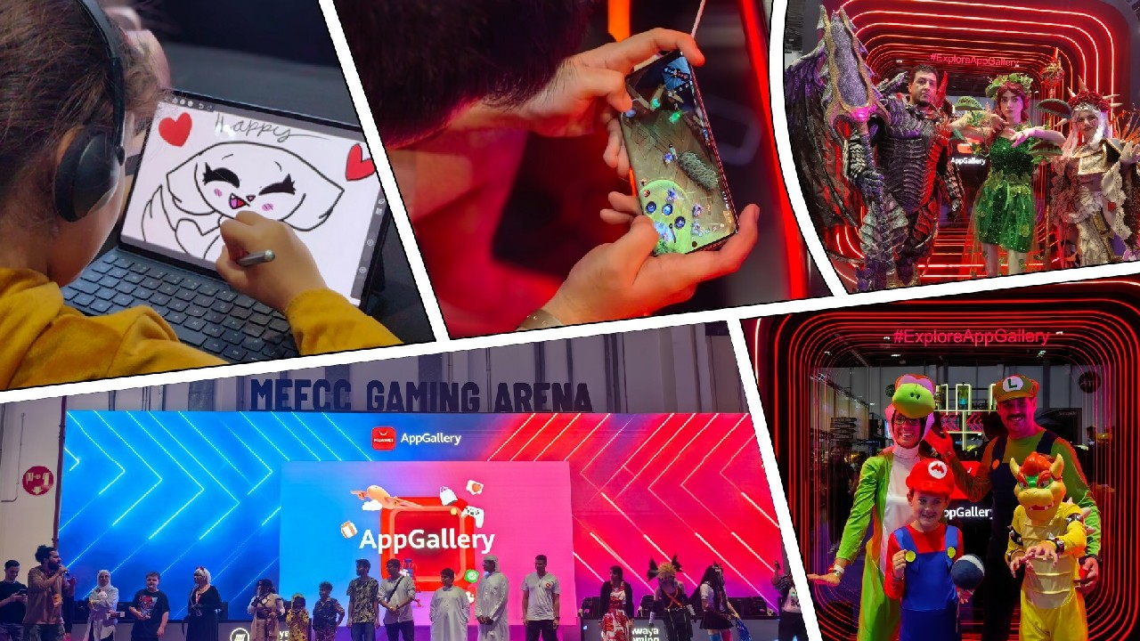 collage of visuals from middle east film and comic con