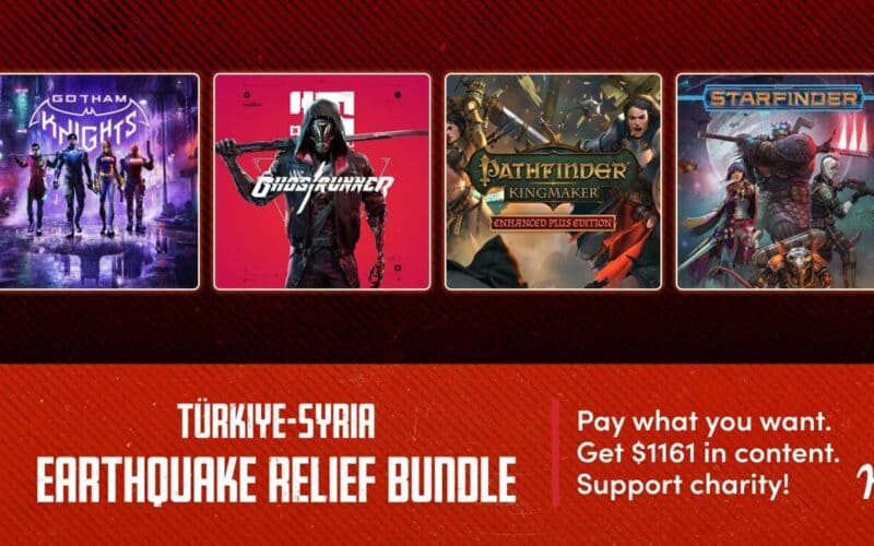 humble bundle Türkiye-Syria Earthquake Relief Bundle promotion text