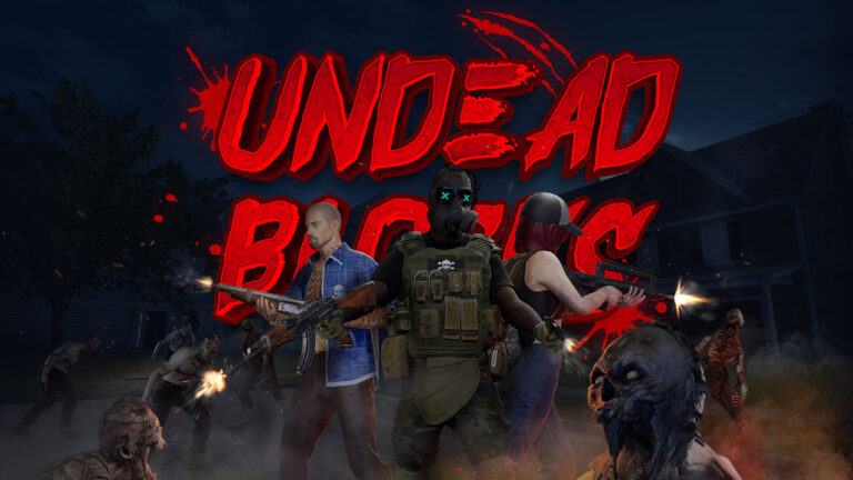 undead blocks characters fighting zombies
