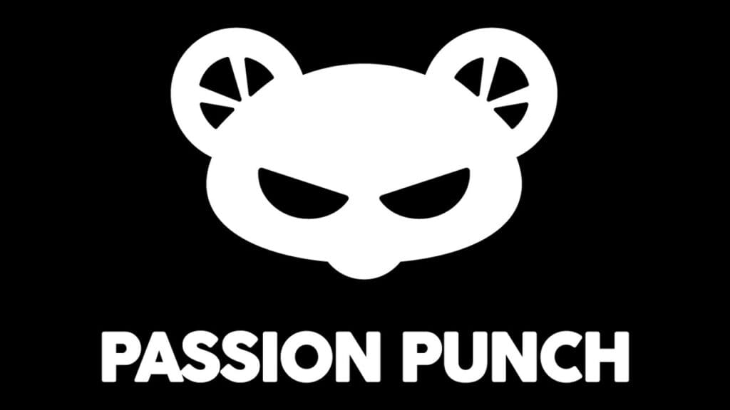 passion punch logo over dark background