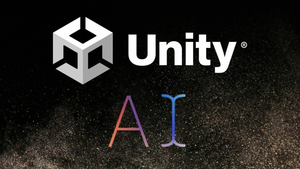 unity game engine and unity logos together.