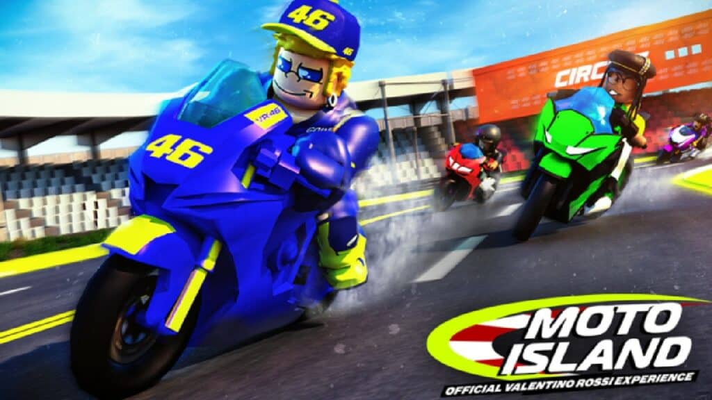 moto island valentino rossi experience on roblox banner image