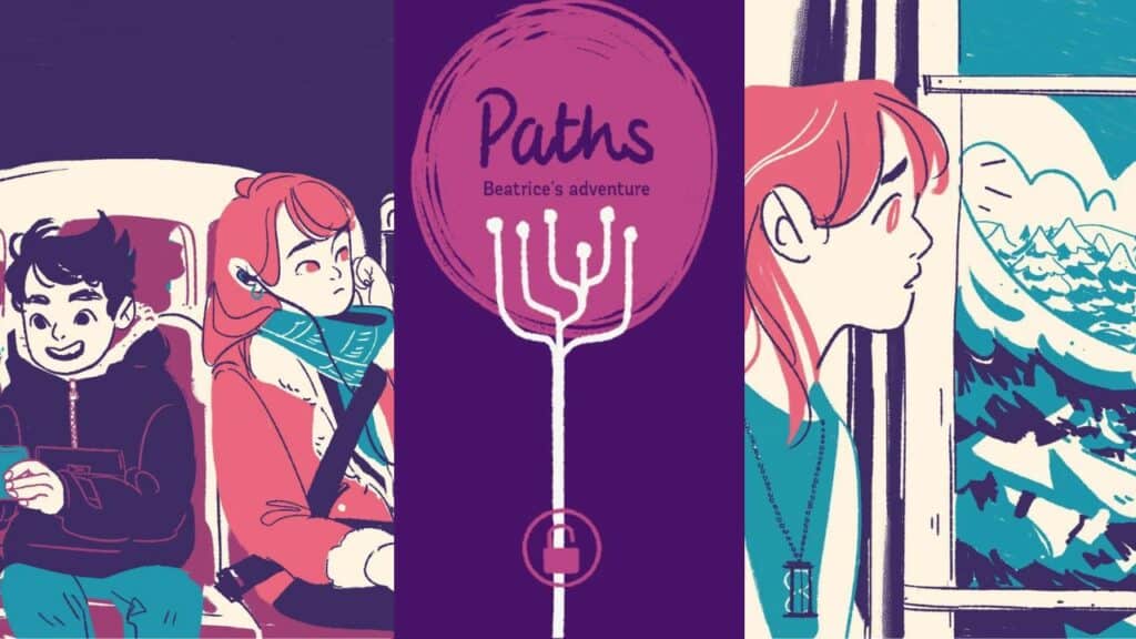 visual art and in-game images from beatrice's adventure mobile game.