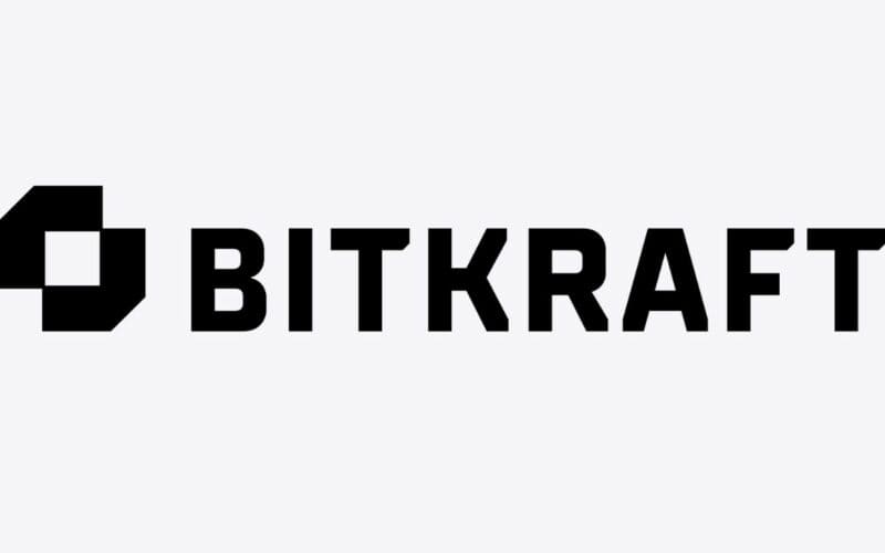 bitkraft ventures logo over gray background.