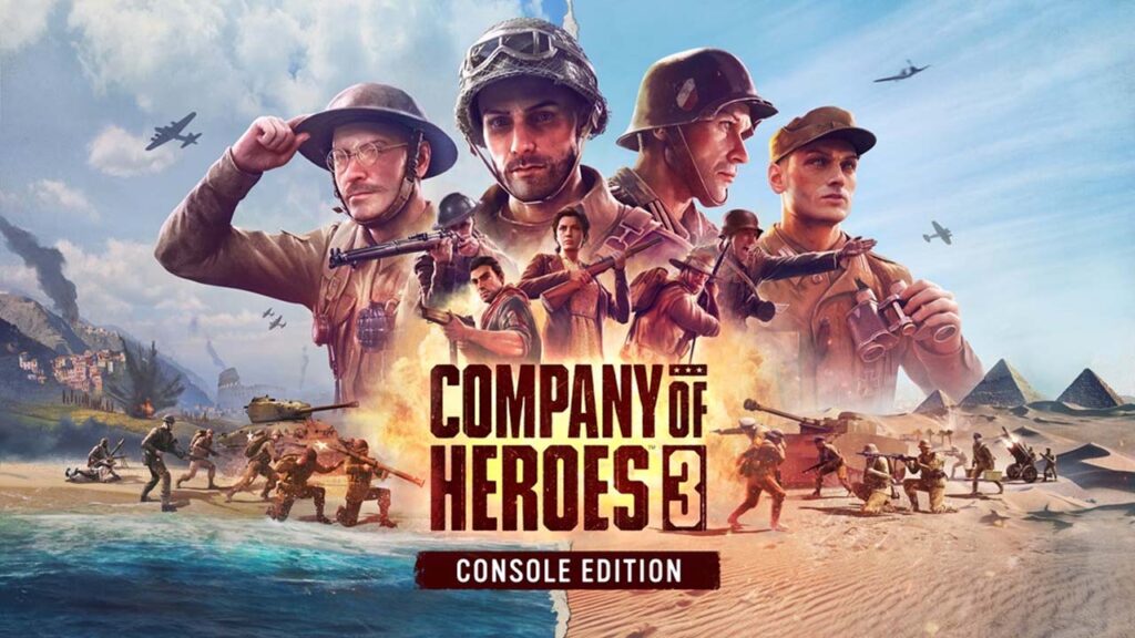 Company of Heroes 3 soldiers saluting.