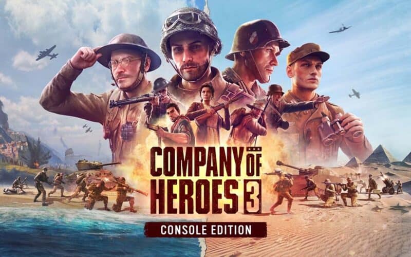 Company of Heroes 3 soldiers saluting.
