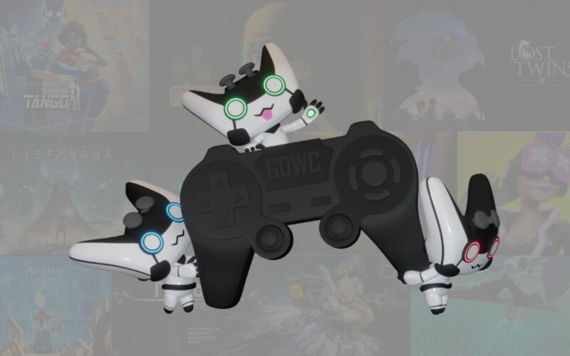 Game-Development-World-Championship logo over various in-game screenshots.