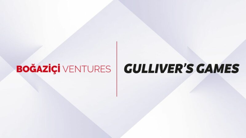bogazici ventures and gulliver's games logos together.