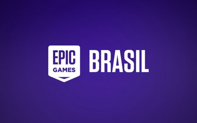 epic games brasil logo on purple background