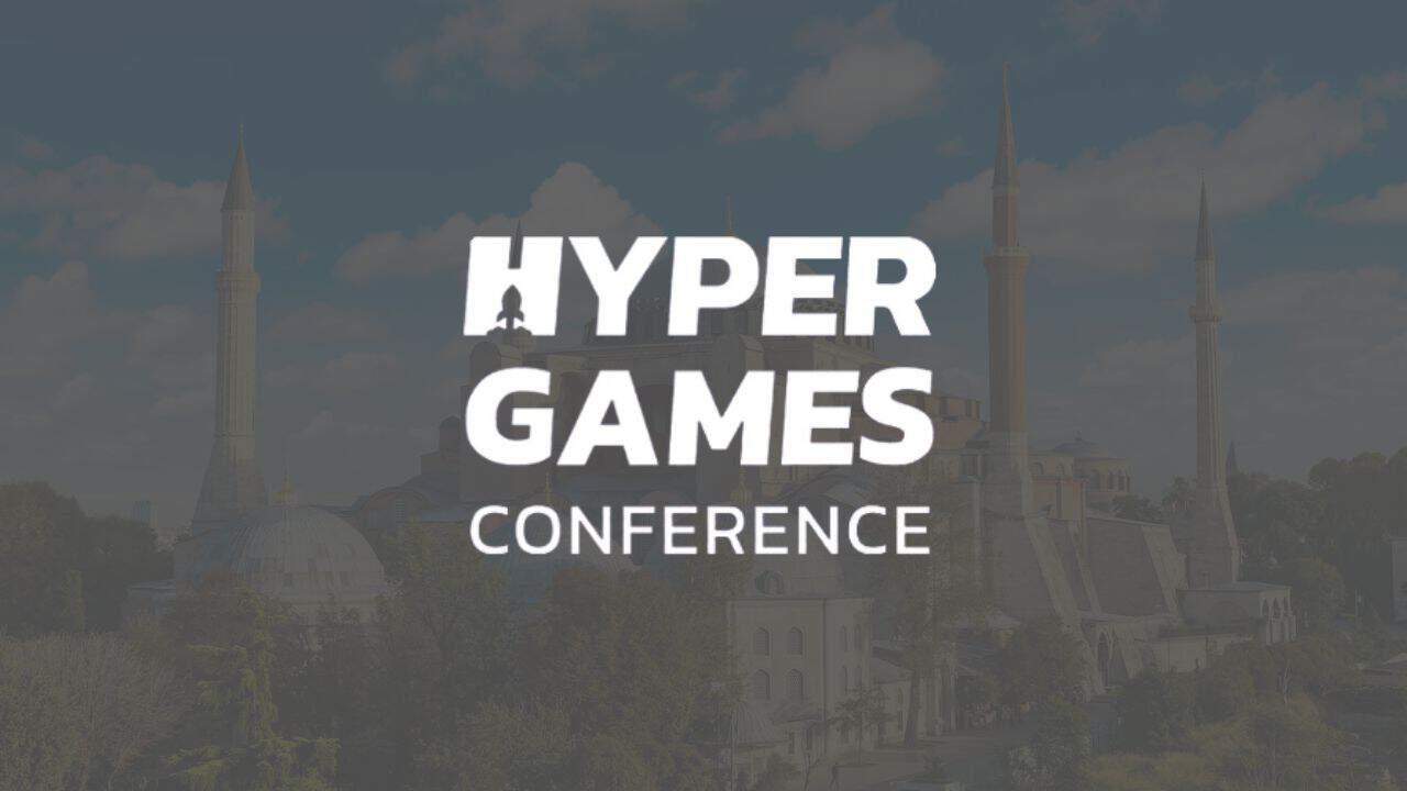 hyper games conference logo over a sight from istanbul