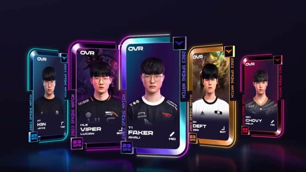 League of Legends digital card FAKER