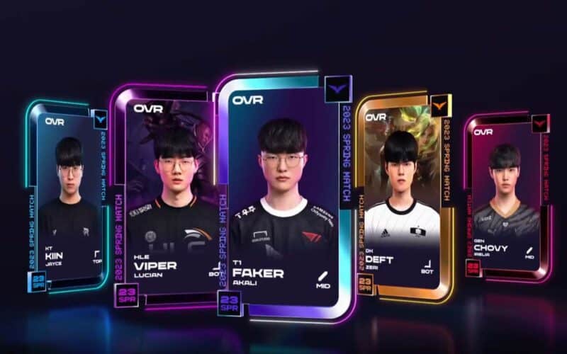 League of Legends digital card FAKER