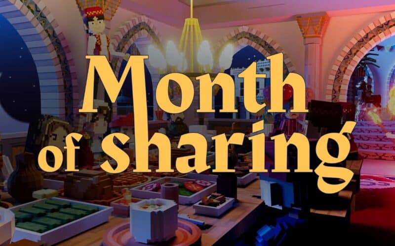 month of sharing metvaverse event cover image
