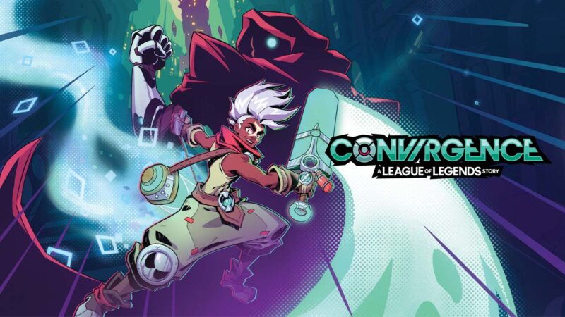 Ekko from League of Legends is posing with his time-travel gadgets in his new solo game Convergence: A League of Legends Story.