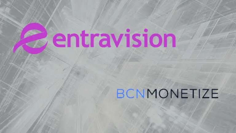 entravision and bcnmonetize logos together.