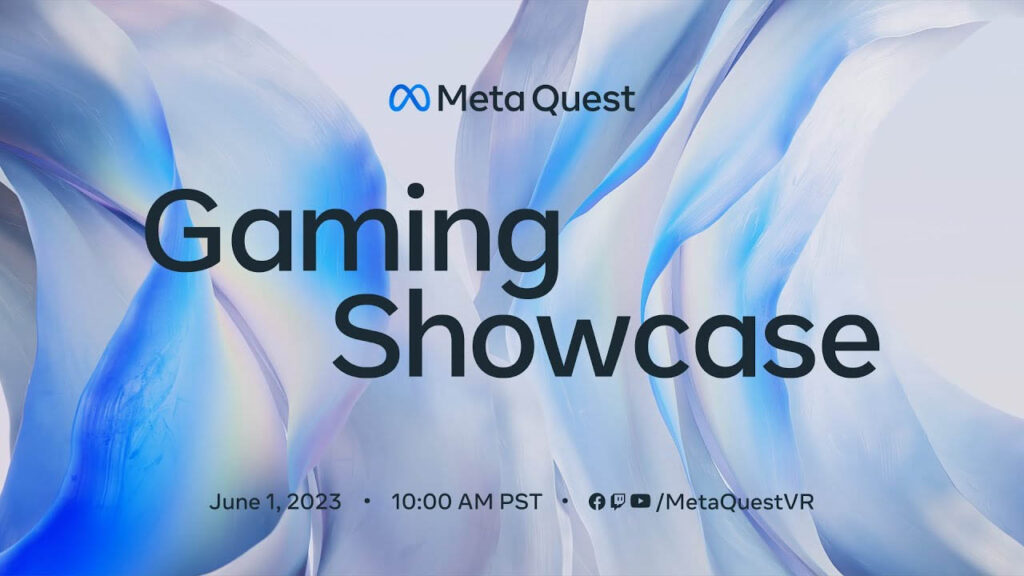 Meta Quest Gaming Showcase 2023 date poster