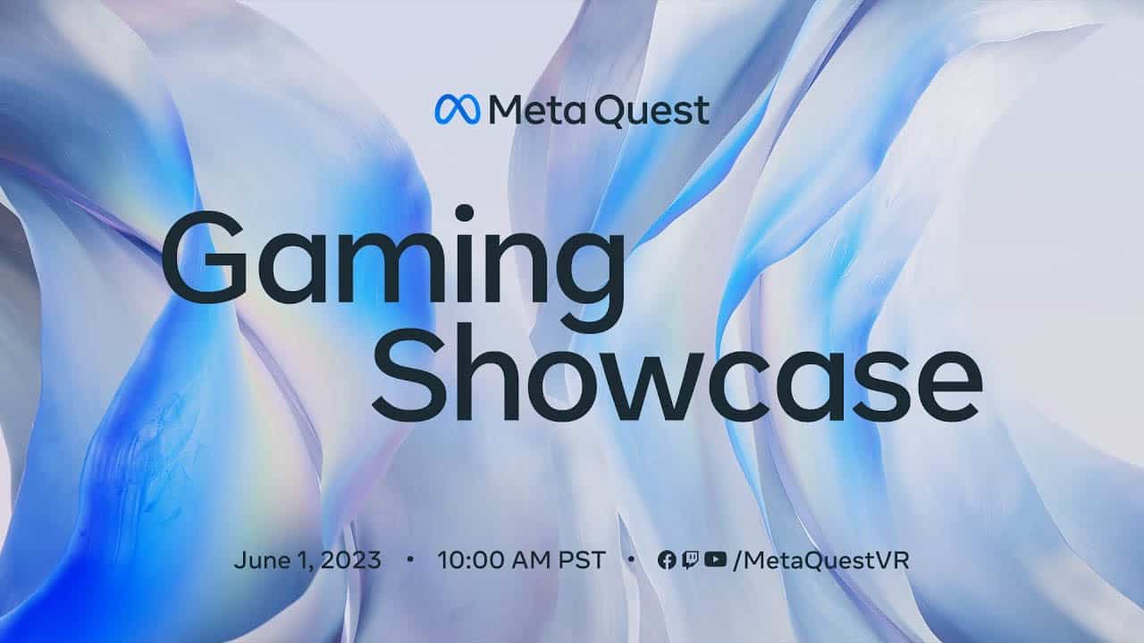 Meta Quest Gaming Showcase 2023 date poster