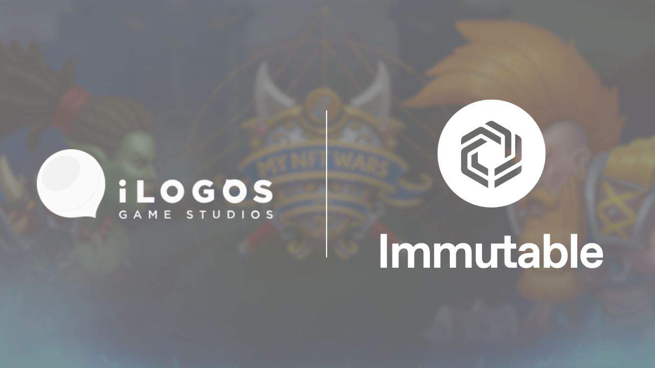 ilogos and immutable logos over my nft wars cover image.