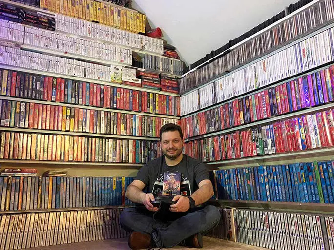 Antonio Monteiro record holder of world’s largest videogame collection