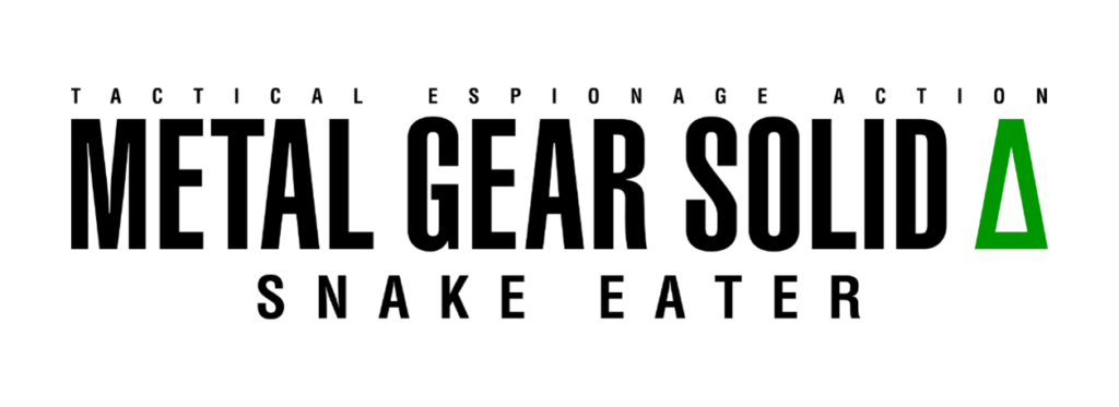 Metal Gear Solid Snake Eater Logosu